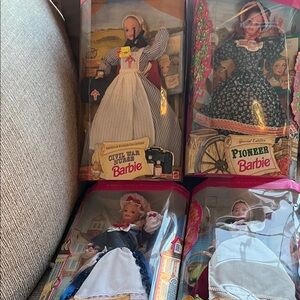 Barbie Historical Collection with Pink Packaging